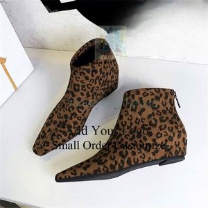 Chaussures bohèmes hippies, <span class=keywords><strong>bottes</strong></span> en cuir de vachette à motif floral fait main - Product Image 3