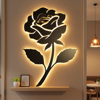 Panneau d'affichage personnalisé en acrylique rétroéclairé par LED, utilisation intérieure/extérieure, style professionnel/bureau, enseigne lumineuse LED