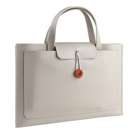 Sac pour ordinateur portable en cuir PU ultra-léger et portable, imperméable, respirant, design plat, style professionnel unisexe, en feutre, pour voyage et PC