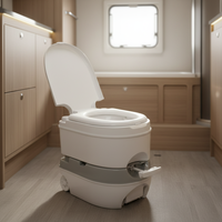 Toilette de camping portable pour camping-car - Légère / Sanitaire, commode d'extérieur