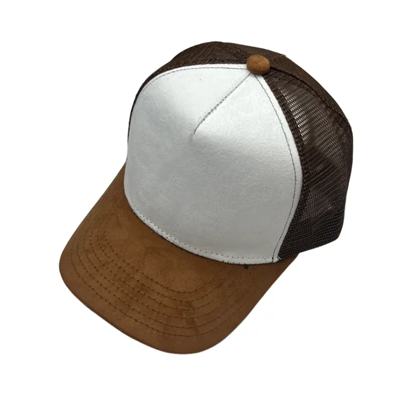 Hertenfluwelen Mesh Baseballpet Klassieke Unisex Trucker Hoed Voor Volwassenen Casual Verstelbare, Effen Ongestructureerde Sportpet