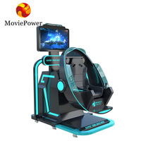 360 VR Flying Simulator Virtual Game Machine pour la maison et le parc d'attractions Simulateur de vol en métal en fibre de verre avec PC Playhouse