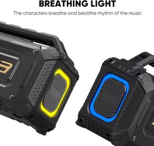 Inwa Portable for Computer Use Bamboo <b>Speakers</b> for Jobsite 10-30W Waterproof Loud Outdoor with Bass <b>Wireless</b> - Product Image 3