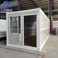 Maison portable préfabriquée en conteneur pliable personnalisée Prix Maison mobile pliable préfabriquée à construction rapide