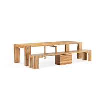 Moderner Luxuriöser Antiker Holz-Klapptisch-Set Bester Bartisch mit Konsolenschrank für Hotel-Esszimmer-Nutzung