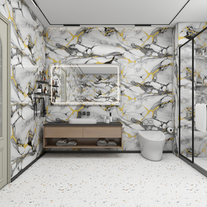 Carta da parati in marmo vinile lucido autoadesivo in marmo con motivo adesivo in <span class=keywords><strong>Pvc</strong></span> rotoli <span class=keywords><strong>rivestimento</strong></span> murale per decorazioni per la casa film cucina <span class=keywords><strong>bagno</strong></span> - Product Image 4