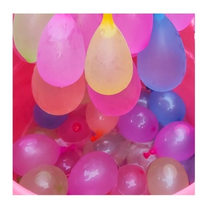 500 buah balon air penyegel otomatis instan tiup kualitas tinggi balon lateks bulat ajaib cepat mengisi Global Air pak 500