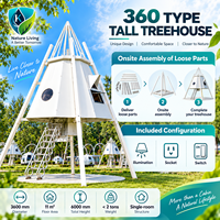 Cabane triangulaire préfabriquée portable pour jardin, camping, hôtel et parc de vacances