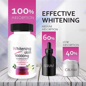 Suplemento <span class=keywords><strong>para</strong></span> Aclarar la Piel, L-Glutatión, Vitamina C, Regaliz, Amla, Jugo de Morera y Limón en Polvo, 1500 mg, 120 Cápsulas Vegetarianas Veganas - Product Image 2