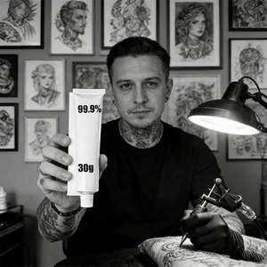 Exclusiva Crema para Tatuajes Línea 2025, Indolora, 99.9%, Colección de Equipos para Tatuajes, Esenciales Profesionales para el Cuidado Posterior del <span class=keywords><strong>Tatuaje</strong></span> para Artistas - Product Image 3