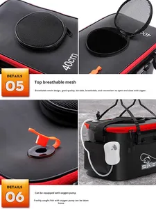 Thicken Fishing Bag Folding EVA Fishing Bucket Portable Live Fish <b>Box</b> <b>Storage</b> Outdoor Waterproof <b>Camping</b> Hiking Bag - Product Image 3