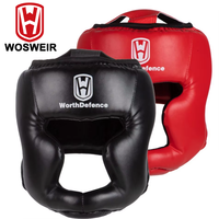Équipement d'entraînement WOSWEIR pour adultes et enfants, combat libre, MMA, Sanda, casque de kick-boxing, gants de karaté en PU, Muay Thai, modulaires pour hommes et femmes