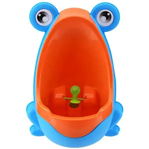 Blue color Frog Potty Urinal baby potty training toilet portable toilet with urinal