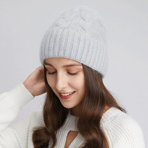 <span class=keywords><strong>Gorros</strong></span> <span class=keywords><strong>de</strong></span> Punto <span class=keywords><strong>de</strong></span> <span class=keywords><strong>Lana</strong></span> <span class=keywords><strong>de</strong></span> Angora para <span class=keywords><strong>Mujer</strong></span>, <span class=keywords><strong>Gorros</strong></span> <span class=keywords><strong>de</strong></span> Invierno con Puño Ancho Personalizado, Gorro <span class=keywords><strong>de</strong></span> Esquí con Diseño Trenzado, Estilo <span class=keywords><strong>Amazon</strong></span>, Venta al por Mayor - Product Image 3