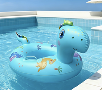Siège de bain gonflable en PVC pour enfants en promotion – Nouveau modèle 2024 le plus vendu avec anneau de siège à imprimé animal – Vente directe usine