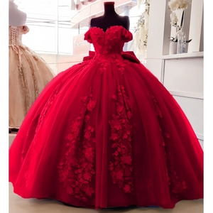 Vestidos de Quinceañera de Tul Verde Estilo 2026, Vestidos de Fiesta de Graduación con Cordones, Vestidos de Cumpleaños - Product Image 6