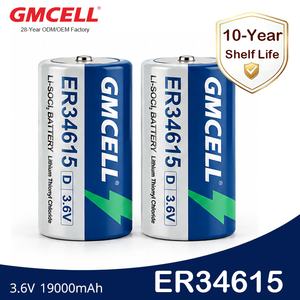 แบตเตอรี่ LiSOCl2 ขนาด D รุ่น ER34615 3.6V 19000mAh ความจุสูง สำหรับแบตเตอรี่ NB-IOT - Product Image 3