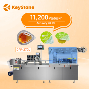 เครื่องบรรจุภัณฑ์อัตโนมัติ DPP-270L สำหรับเนื้อวัว ถั่วเหลือง ของเหลว ซอส น้ำเชื่อม ชีส แบบบรรจุภัณฑ์พลาสติกใส - Product Image 1