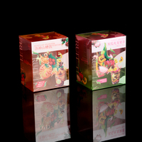 Boîte d'emballage rigide en PP imprimée sur mesure, boîte de présentation en plastique transparente pliable pour l'emballage de cadeaux