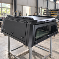 Capot de camion en aluminium pour Ford Ranger 2024-2026, benne de 5 pieds avec fenêtres coulissantes
