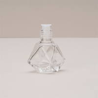 Diffuseur de parfum pour voiture en verre miniature de 8 ml avec bouchon à vis en bois, à suspendre, très vendu