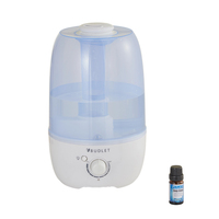 Humidificateur d'air ultrasonique électrique de bureau avec bouton de réglage pour grande pièce et maison