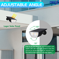 Le jardin actionné solaire d'intense luminosité allume l'éclairage imperméable extérieur de voie de jardin IP65