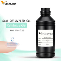 VENALISA UV GEL 1KG Base Coat Peel-Off Sans Résidu Longue Tenue Vernis Gel Trempé OEM Vrac 1000ml Émail
