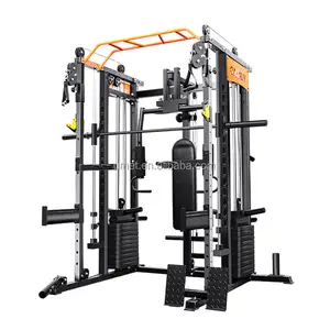 Home Using Gym Equipment Trainer Multifunktion ale Smith-Maschine mit Brust presse Power Squat Rack