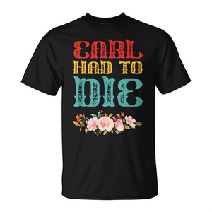 Camiseta vintage Earl Had To Die con diseño floral, algodón negro, cuello redondo unisex, manga corta - Product Image 3