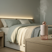 Diffuseur d'arômes portable sans eau au design mince et créatif, rechargeable par USB, à faible bruit, pour voiture, maison, chambre d'hôtel