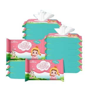 Lingettes jetables BR, lingettes nettoyantes biodégradables, lingettes pour le <span class=keywords><strong>nettoyage</strong></span> <span class=keywords><strong>des</strong></span> <span class=keywords><strong>mains</strong></span> <span class=keywords><strong>et</strong></span> <span class=keywords><strong>de</strong></span> <span class=keywords><strong>la</strong></span> bouche <span class=keywords><strong>des</strong></span> bébés - Product Image 2