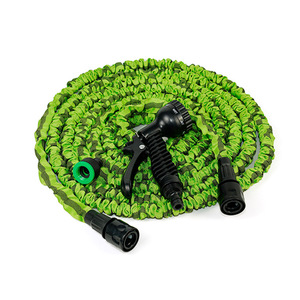Tuyau d'arrosage extensible 100 pieds 1/2 pouce haute pression en latex pour le lavage de voiture - Product Image 1
