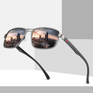 Offre Spéciale pas cher En Métal Lunettes de <span class=keywords><strong>Soleil</strong></span> polarisées Personnalisées alliage surdimensionné métal Pare-<span class=keywords><strong>Soleil</strong></span> lunettes - Product Image 2
