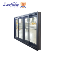 Para Superhouse, ventanas de puerta de arco de diseño moderno personalizado, ventana colgante de alta calidad, columpio deslizante, hoteles, villas horizontales