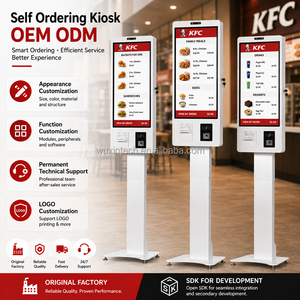 Kiosque <span class=keywords><strong>de</strong></span> paiement WUXIN 27/32 pouces, Android/Win, tactile, libre-service, pour la commande dans les restaurants, systèmes POS, machines avec lecteur <span class=keywords><strong>de</strong></span> code QR - Product Image 4