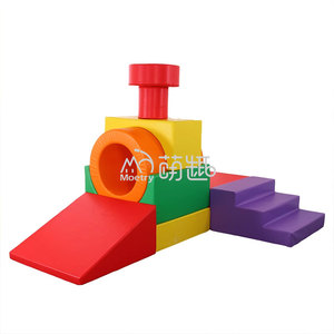 Moetry Train en forme de bébé coloré blocs de mousse enfant en bas âge intérieur extérieur doux ensembles de jeu préscolaire garderie Softplay équipement pour enfant - Product Image 3