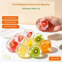 Jouet anti-stress populaire en pâte à modeler, à l'huile de Vaseline, de fruits et de noix de coco, pour la beauté et la relaxation, à haute plasticité