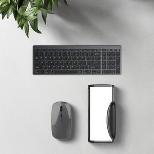 Không dây có thể sạc lại quang nhựa bàn phím chuột Combo với giao diện <span class=keywords><strong>USB</strong></span> New & tương thích với tất cả các máy tính - Product Image 2