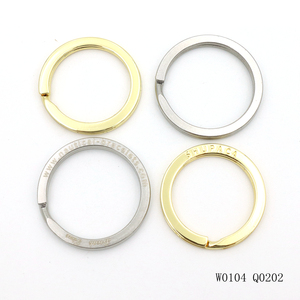 Keychain chia Vòng bán buôn 30mm vàng tùy chỉnh khắc chia Vòng vòng chìa khóa - Product Image 4
