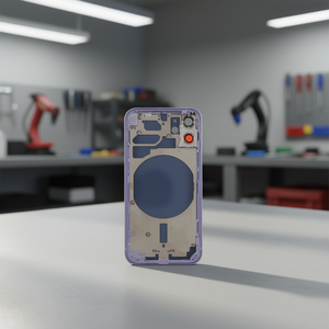 Carcasa Trasera Morada para iPhone 12 Mini con Chasis, Pieza de Repuesto - Product Image 3