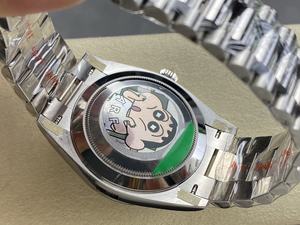 Mejor calidad mecánico resistente al agua 40mm AR Factory 904l acero ETA 3255 movimiento 228239 peso 184g reloj azul degradado - Product Image 5