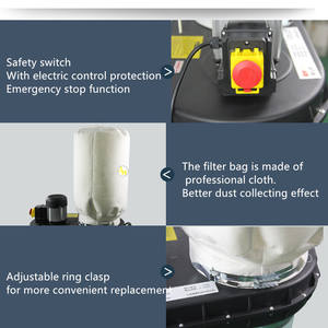 Bolsa de polvo de madera, Colector de basura, filtro de aire, aspiradora - Product Image 3