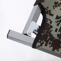 Lit de camping modulaire pliable léger et moderne, lit de camp portable d'urgence pour situations de catastrophe, camouflage, hôpital, extérieur, parc