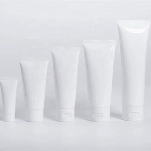 Wholesale Empty <b>Plastic</b> PE Squeeze Cosmetic <b>Tube</b> 100g Facial Cleanser <b>Tubes</b> with Flip Top Cap - Product Image 4