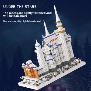 Thiên Nga Lâu Đài Loạt <span class=keywords><strong>Micro</strong></span>-Hạt Lắp Ráp Xây Dựng Khối Trẻ Em Giáo Dục Mininatures Đồ Chơi - Product Image 4