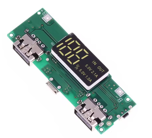 マイクロ/タイプCモバイルパワーバンク18650リチウム電池充電器ボード、回路保護付きUSB 5V 2A/1A/2.4A - Product Image 2