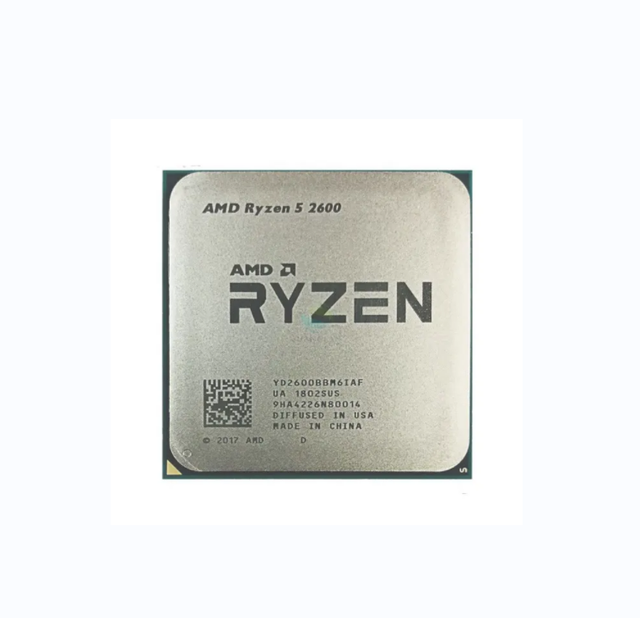 Wholesale AMD R5 2600 3.4GHz-3.9GHz Six-Core 16MB 65W Socket AM4 Desktop CPU Processor CPU
