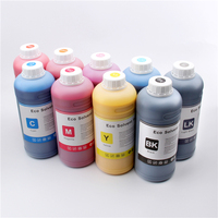 Huile éco-solvant neutre GS-ECO-38 1L 5L à base d'hydrocarbures pour imprimantes grand format DX5 4720, impression numérique extérieure, certifiée MSDS, cuir PU