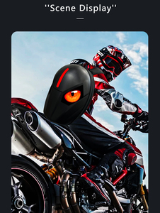 Cool Knight Sac à dos de sport décontracté avec yeux <span class=keywords><strong>LED</strong></span> Application mobile Modifications Animations Cyclisme <span class=keywords><strong>Moto</strong></span> Sac d'équitation Caractéristiques Lumières <span class=keywords><strong>LED</strong></span> - Product Image 5